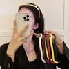 Gafas cuadradas diadema lujo ligero nicho diseño avanzado sentido no daña tipo de cabello soporte diadema invisible diadema