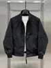 Chaqueta de Estilo Americano con Cuello Alto para Hombre 2026, Abrigo de Trabajo Resistente al Viento de Corte Holgado Estilo Versátil para Primavera y Otoño, Moda Masculina de Tendencia