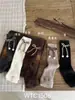 Wtc1505 Calcetines Nuevos de Invierno para Niños Bebé Color Retro Lana Rayas Horizontales Hasta la Pantorrilla Cubrepiernas Engrosados