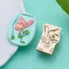 Nuevas Cabezas de Sello de Cobre Serie Floral en Relieve con Diseños de Cereza, Crisantemo Silvestre y Fresa, Cabezas de Sello de Cera Vegetal Artísticas, Venta al por Mayor de Fábrica