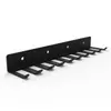 Estante de Pared con Ganchos para Barra, Cinturón, Cuerda para Saltar, Bandas de Resistencia, Estante de Almacenamiento para Equipo de Fitness, Accesorios para el Hogar