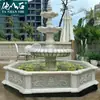 Fonte Escultura em Pedra Grande Pátio Externo Paisagismo de Vila Ornamentos Elementos Aquáticos Externos Água Corrente Tanque de Peixes Estilo Europeu Personalizado