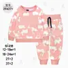 Sudadera de Otoño Nueva de Cuello Redondo Transfronteriza Material Ropa para Bebés y Niños Traje de Dos Piezas Traje Deportivo Casual [Mayoreo]