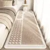 Tapete de Cabeceira para Quarto Estilo Luxo Leve de Alta Qualidade, Tapete de Pé Espessado Anti-Derrapante de Faux Cashmere, Almofada para Sacada de Janela, Dropshipping da Amazon