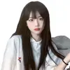 Transmisión en vivo de Tiktok nuevo cabello largo liso natural suave set de peluca seda de alta temperatura cabello largo liso fábrica en stock entrega de una sola pieza
