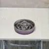 Comedero para mascotas electrochapado personalizado, comedero para gatos de color degradado, comedero para perros, comedero anti-derrame, bebedero para gatos, comedero anti-atragantamiento de alimentación lenta