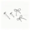 Pendientes de Aleación de Titanio Más Vendidos Transfronterizos, Tachuelas para Labios, Tachuelas para Cartílago de la Oreja, Accesorios de Repuesto para la Cabeza de Joyería para Piercings en Varias Formas de Animales y Plantas
