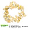 Rosa artificial videira flor artificial rattan ar condicionado tubulação revestimento sala de estar teto decoração plástico Vine flor artificial Videira