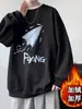 Sudadera de Cuello Redondo para Hombre, Nuevo Estilo Otoño/Invierno 2026, Marca Americana de Tendencia, Peso Pesado 330, Sudadera Holgada Casual con Forro de Felpa para Hombre