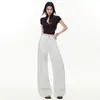 Jeans de Algodón Tencel Dulce Naranja Infantil # Rosa para Mujer, Corte Holgado, Diseño Adelgazante en Costura Lateral, Pantalones Versátiles de Largo Completo.