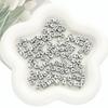 6*6 Letras Inglesas Acrílicas Cuentas Cuadradas de Plata Antigua Cuentas Sueltas Cadena para Teléfono Móvil Kit de Materiales para DIY Pulsera Accesorios para Collar