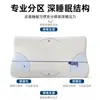 Almohada de Espuma Viscoelástica de Rebote Lento para Dormir Profundamente de Hotel Transfronterizo Núcleo de Almohada de Soporte para la Columna Cervical de Cero Presión Almohada de Tracción Ondulada Tipo B