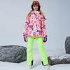 South Expedition e North Battle Feminino Snowboard Double-board Ski Suit À Prova de Vento À Prova D'Água Quente Respirável Ski Suit Escalada Roupas