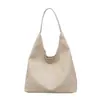 Bolsa de Grande Capacidade 2026 Outono Nova Elegante Simples Bolsa de Ombro Textura Trançada Casual para Trabalho e Deslocamento Bolsa Tote