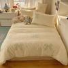 2025 Nuevo Estilo Universitario Lindo Algodón Juego de Cama de Cuatro Piezas Algodón Estampado Dormitorio de Estudiantes Juego de Cama de Tres Piezas con Bolsa