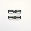 Hebillas de Nailon Recubierto en Blanco y Negro para Accesorios de Ropa Interior, Hebilla Ajustadora de Tirantes de Sujetador de Figura de Ocho Fabricante