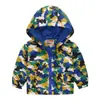 Chaqueta para niños y niñas, primavera y otoño, gorro fino, camisa con cremallera de moda bonita para bebés, abrigo para niños