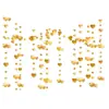Novo Banner de Festa Glitter com Tema de Casamento de Comércio Exterior com Decoração de Costura Brilhante Dourada