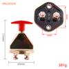 Interruptor de apagado de batería de automóvil, cobre puro, 12 V/24 V, fuente de alimentación para camión, cuchillo, interruptor de potencia antifugas de batería, freno total