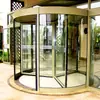 Puertas Giratorias de Gama Alta para Centros Comerciales, Puertas Giratorias Inteligentes para Edificios de Oficinas, Puertas Giratorias Totalmente Automáticas, Puertas Giratorias de Aleación de Aluminio