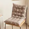 Bonito cojín de silla plegable integrado, combinación de asiento y respaldo para oficina en casa y estudio, cómodo con correas de amarre, cojín de suelo