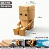 Figura de Madera Linda con Piernas que se Mueven para Ambientador de Coche, Decoración Creativa de Piernas que se Mueven para la Salida de Aire del Coche