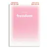 Cuaderno de hojas sueltas con degradado abatible b5 Cuaderno A4 extraíble Cuaderno de hojas sueltas con memoria de palabras de alto valor de color