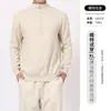 Roupas Masculinas Uniqlo 1688 Atravessando Fronteiras Outono e Inverno Masculino Gola Alta Lã Tricô Suéter Quente Manga Longa Masculino Atacado