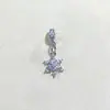 Alta retención de color diy accesorios de cristal colgante de copo de nieve cadena pulsera deslizante de terraplén de mariposa collar accesorios de cuerda hechos a mano