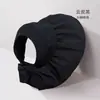 Nuevo Estilo Sombrero de Sol de Maíz Grande Famoso en Internet Sombrero de Sol Anti-ultravioleta Sombrero de Sol de Verano para Mujer Sombrero de Sol con Lazo de Copa Vacía