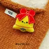 Broches Decorativos de Peluche de Dibujos Animados de Papá Noel, Reno y Campana para Ropa, Zapatos, Calcetines y Accesorios para el Cabello