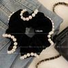 Veludo Pérola Cabelo Corda Cabelo Acessórios Femininos High-end 2024 Novo Estilo Elegante Estilo Francês Retro Intestino Grosso Anel de Cabelo Cabelo Ponda Rabo