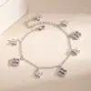 Nova pulseira de trevo de quatro folhas com zircônia incrustada de cobre para mulheres, design de nicho de luxo leve, cheia de diamantes, joia de trevo da sorte, best-seller transfronteiriço