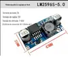 Módulo Booster Original Xl6009 Módulo Step-Down Lm2596S Fonte de Alimentação Ajustável DC-DC de 5V a 12 Mp1584