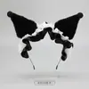 Accesorios para el Cabello de Orejas de Felpa Simulada Tocado Lolita Accesorios para Cosplay Comic Show Diadema Linda de Kuromimi
