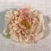 Flor de hibisco de simulación cabeza 9cm manualidades DIY pasador flor tocado tocado de ópera corona corsage accesorios flor artificial