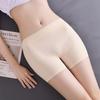 Calça boxer feminina sem costura de cintura baixa, fina, respirável, com enchimento de bumbum falso, modeladora de quadril, alta elasticidade, almofada de algodão natural