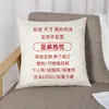 Almohada diy a mapa logo personalizado empresa regalos creativos animación estrellas circundantes según funda de cojín de sofá