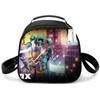 Bolsa de Almuerzo para Estudiantes de Primaria, Bolsa de Picnic, Bolsa de Hielo Redonda, Bolsa Térmica con Estampado Divertido, Bolsa de Hombro Única, Bolsa de Almuerzo de Dibujos Animados
