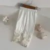 Leggings de estilo INS para bebês e crianças pequenas, para primavera e outono, com estampa de intestino de porco, babados e design de retalhos, com corte justo.