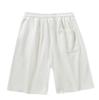 Shorts de Algodón de Color Sólido, Nuevo Estilo de Verano, Corte Holgado, Casual, Versátil, Pierna Recta, Cordón, Populares Shorts de Cinco Puntos para Hombre