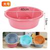 Procesamiento y Personalización de Tinas de Plástico para Residencias Estudiantiles, Tinas Grandes Espesadas para Lavar Verduras, Tinas de Regalo de 36cm