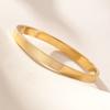Pulseira de aço titânio nova transfronteiriça criativa simples corrosão urso LOVE fivela de malha pulseira de casal decoração de aço inoxidável
