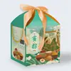 Caja de Embalaje para Zongzi al por Mayor de Fábrica Caja de Regalo para el Festival del Bote del Dragón Diseño Bolsa tipo Bandolera Bolsa de Embalaje para Regalo Caja de Embalaje con Impresión a Color