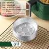 Bandejas Especiales de Papel Aluminio para Freidoras de Aire, Tazones de Papel Grado Alimenticio, Tazones de Papel Aluminio para Horno de Barbacoa y Horneado, Cajas de Papel Aluminio para Uso Doméstico para Pizza