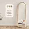 Venta Directa de Fábrica Espejo de Cuerpo Entero, Espejo de Pie de Moda, Espejo de Vestidor Estilo Crema, Espejo de Tocador Estilo Francés para Habitación de Niñas