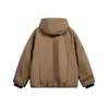 Yidao Vintage 2025 Invierno Nuevo 90 Plumas de Pato Blanco con Capucha Chaqueta de Plumas Marca de Tendencia para Hombre Cálida y Fácil de Combinar Chaqueta a Prueba de Frío