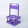 En Stock Paquete de Cuatro Plástico Plegable Estante para Vino Cesta de Cerveza Portátil Estante para Bebidas Cócteles Soporte Plegable para Cerveza