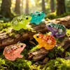 Gran Rana Luminosa Mini Adorno para Jardinería de Micro Paisaje, Adorno Brillante para Escritorio del Hogar, Gadget de Dibujos Animados