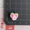 Mini Acessórios de Resina Morango Vermelho Rosa Frutas Pequenas Grampo de Cabelo Morango Brincos Roupas de Boneca Papelaria Acessórios de Decoração